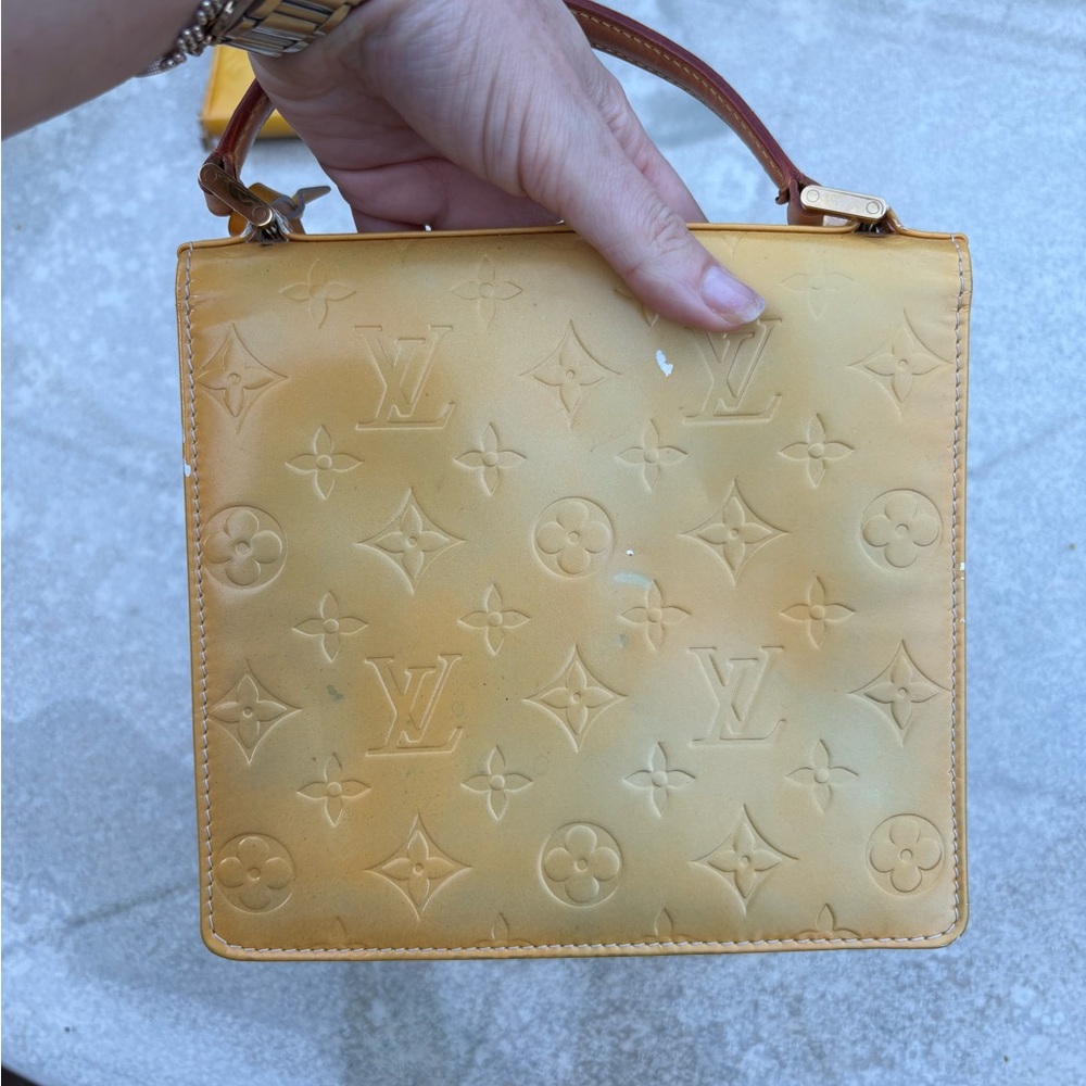 Louis Vuitton Spring Street Yellow Monogram Handbag and Wallet Set - Picture 9 of 9